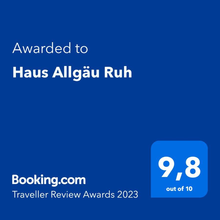 Апартаменты Haus Allgaeu Ruh Goerisried Экстерьер фото